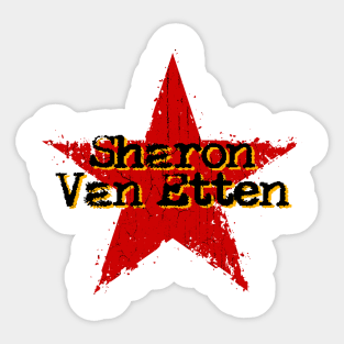 best vintage star Sharon Van Etten Sticker